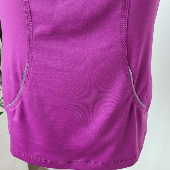 EUC Tek Gear Racerback Athletic Tank Top Purple/Green Size L - Picture 4 of 11